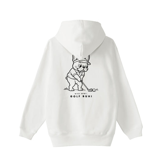 GOLF BUHIパーカー white image