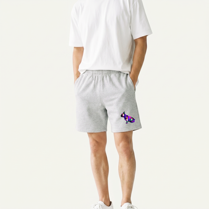 カラーブロッキングBUHI スウェットハーフパンツ