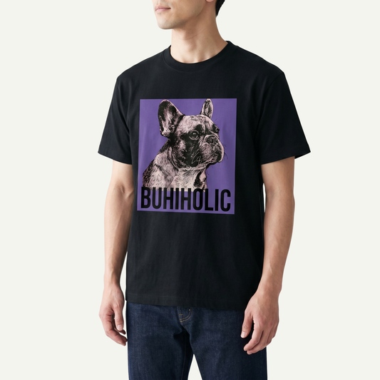 BUHIHOLIC ステンシルTシャツ(Iris)