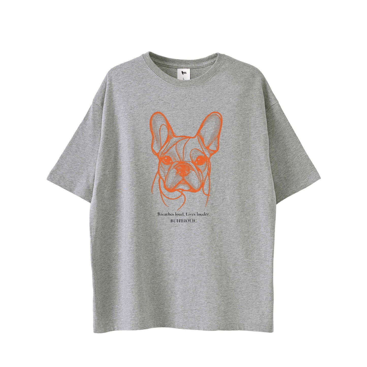 コンターラインブヒTシャツ gray image