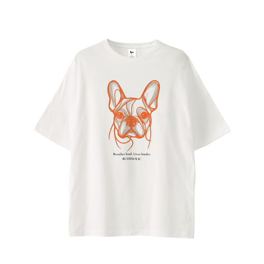 コンターラインブヒTシャツ white image