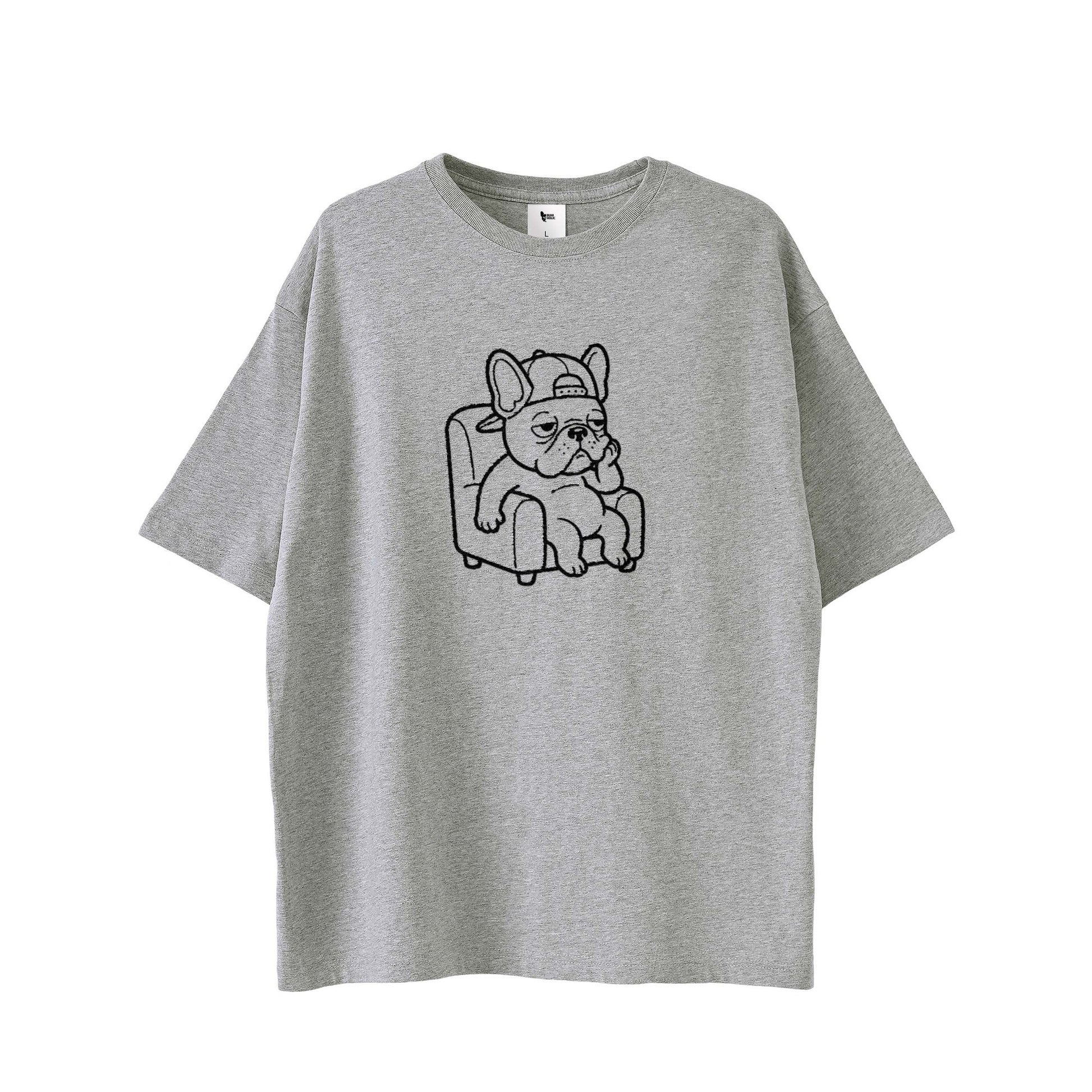 LAZY BUHI Tシャツ gray image
