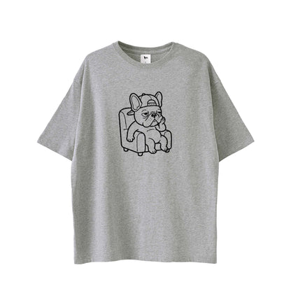 LAZY BUHI Tシャツ gray image
