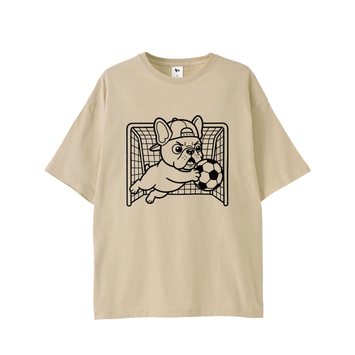 BUHI SOOCER Tシャツ pastel-beige image