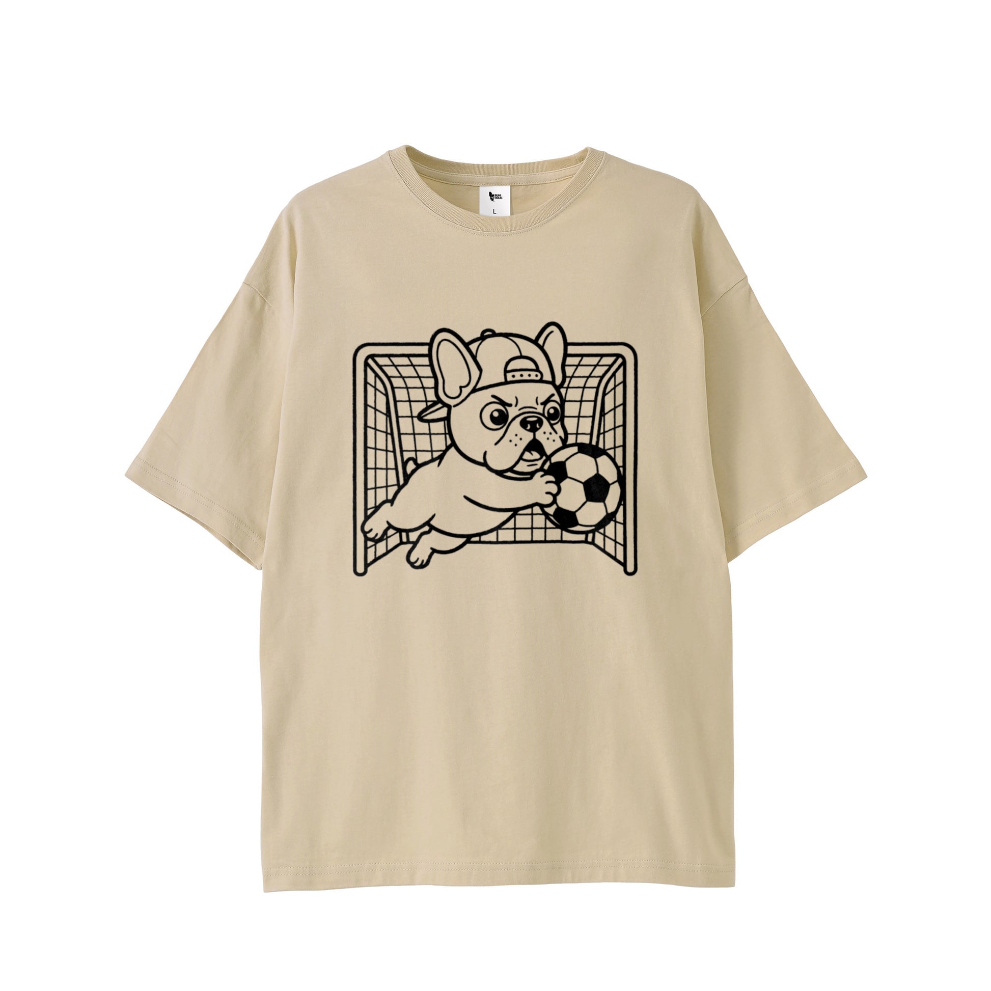 BUHI SOOCER Tシャツ pastel-beige image