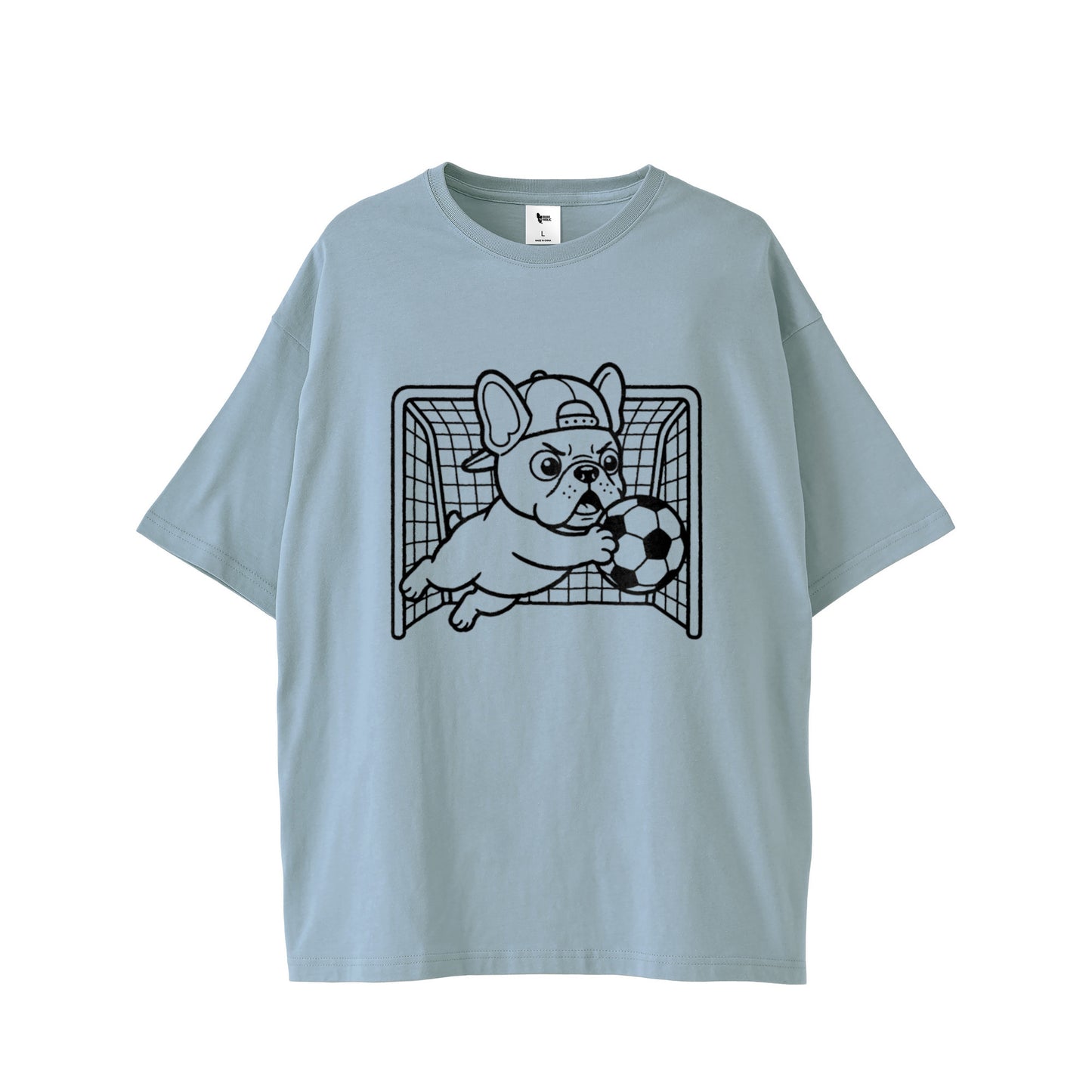 BUHI SOOCER Tシャツ pastel-blue image