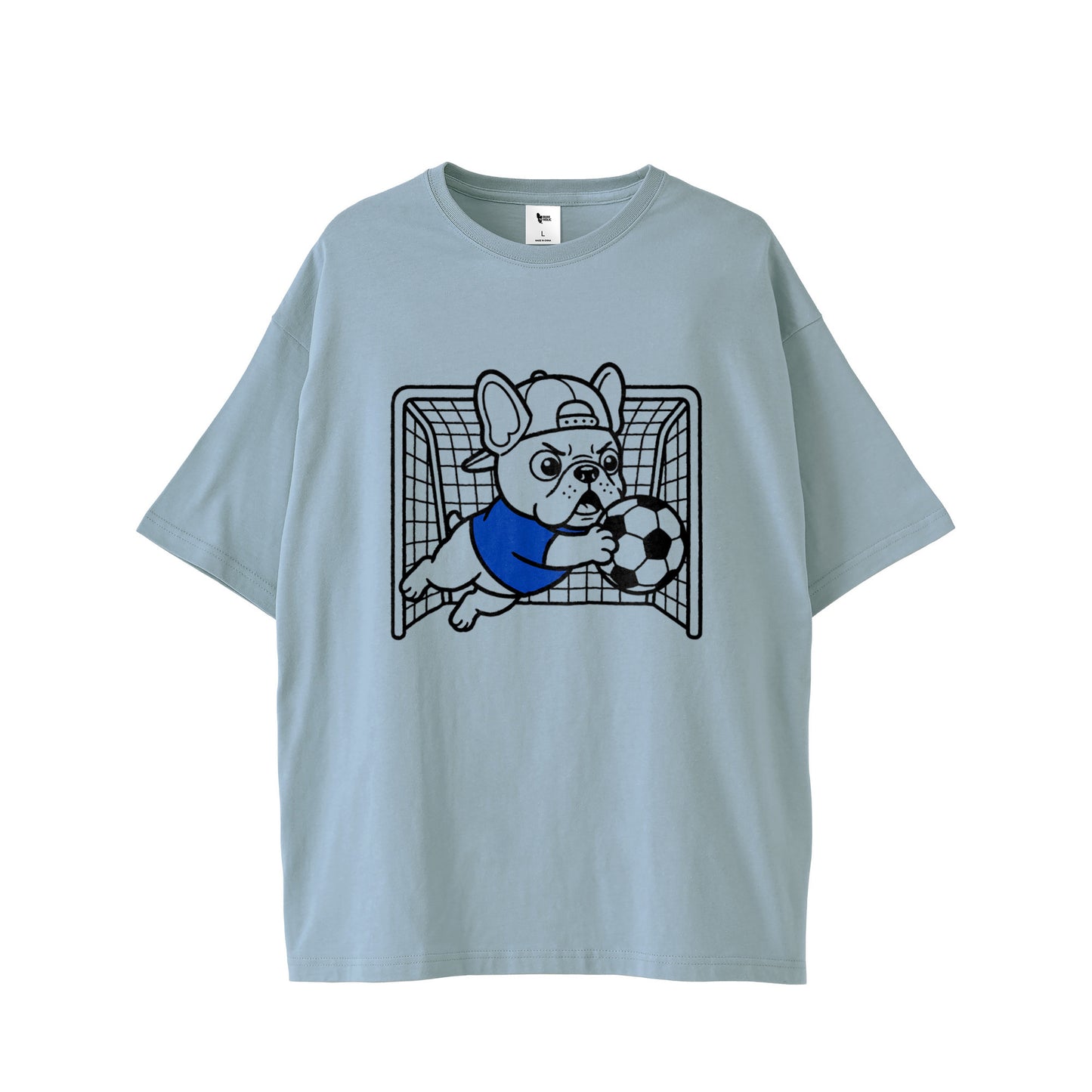 BUHI SOCCER Tシャツ(BLUEユニフォーム)  pastel-blue image