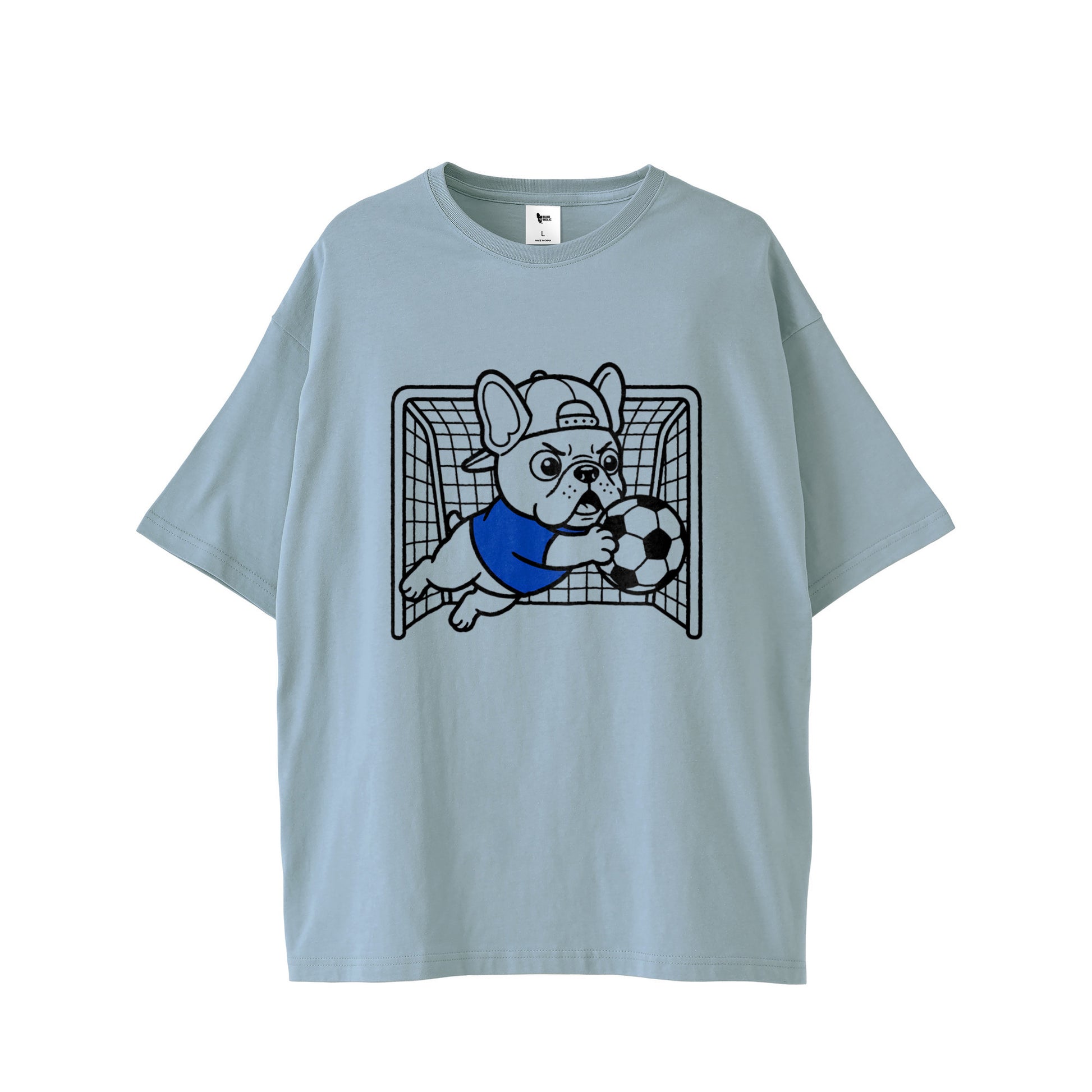 BUHI SOCCER Tシャツ(BLUEユニフォーム)  pastel-blue image