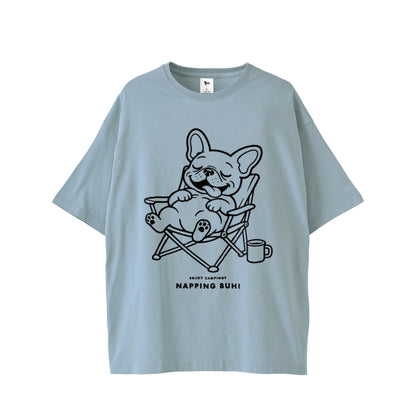 NAPPING BUHI Tシャツ pastel-blue image