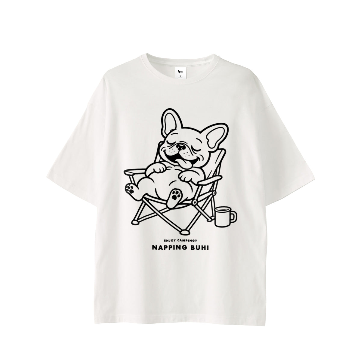 NAPPING BUHI Tシャツ white image