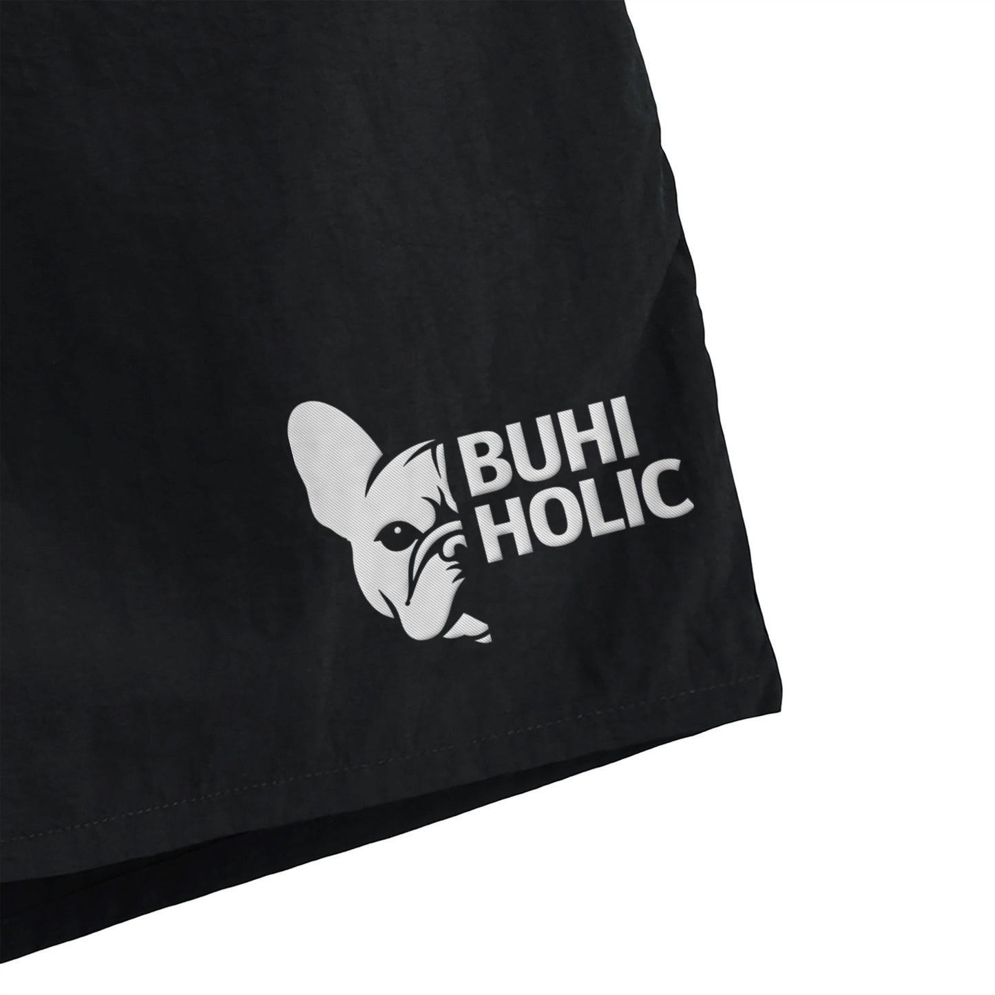 BUHIHOLICナイロンショーツ black image