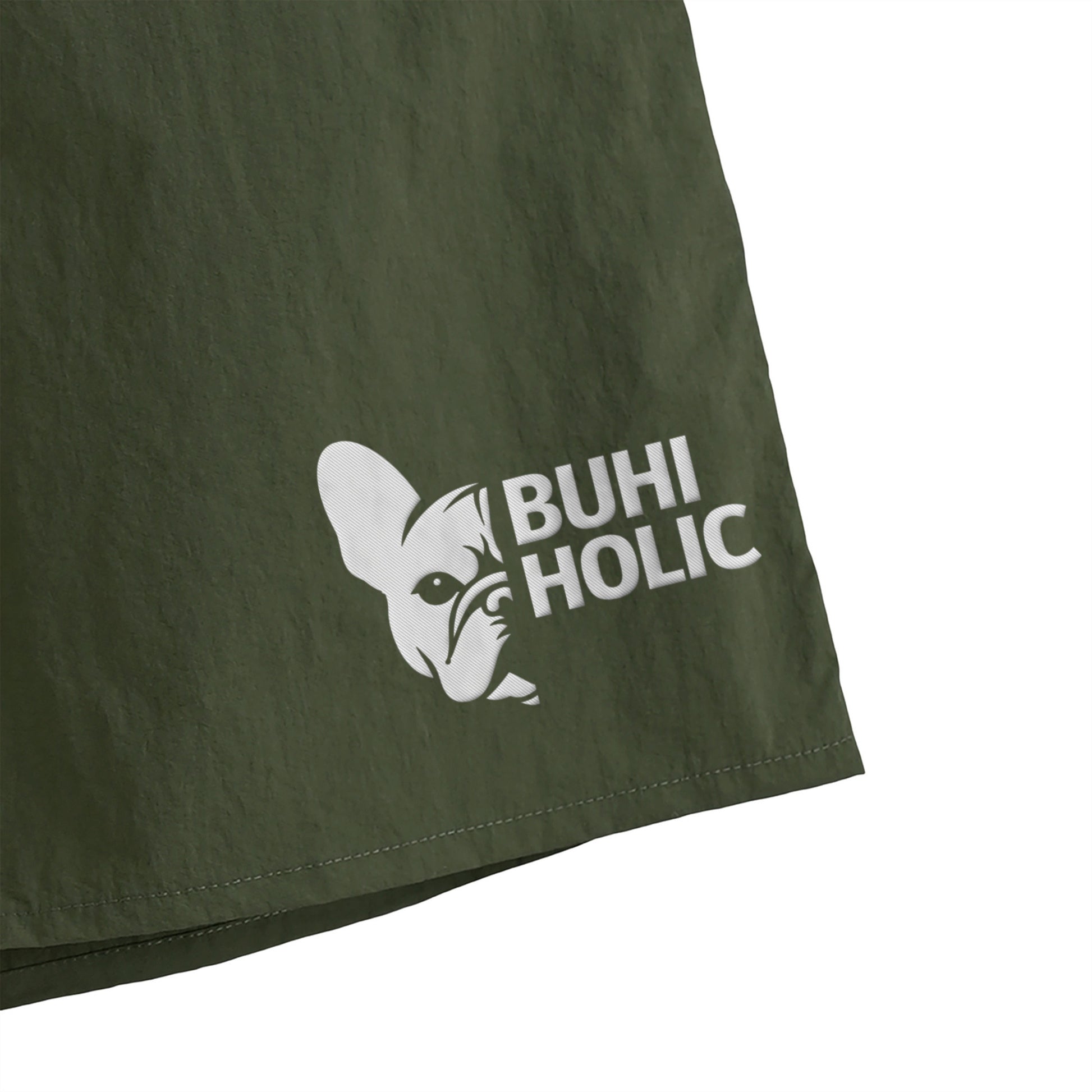 BUHIHOLICナイロンショーツ olive-drab image