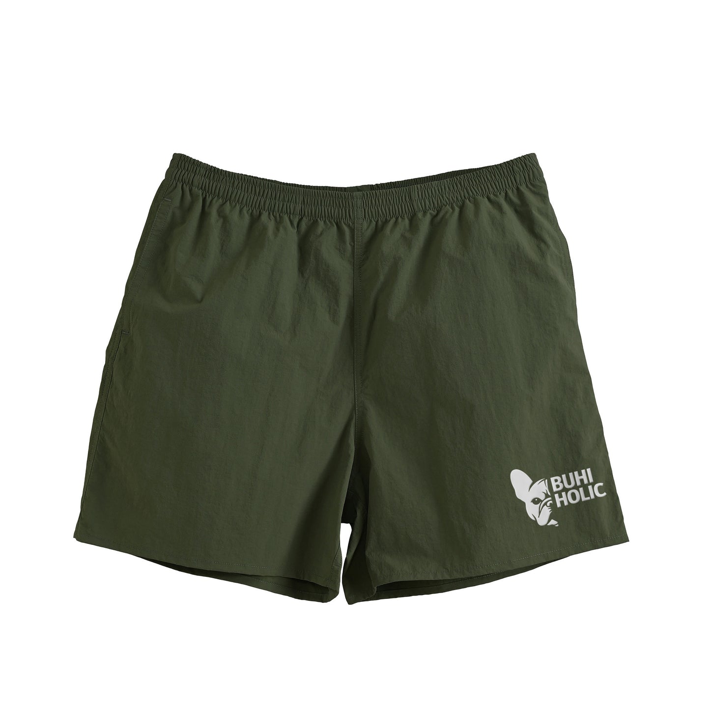 BUHIHOLICナイロンショーツ olive-drab image
