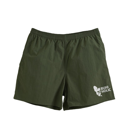 BUHIHOLICナイロンショーツ olive-drab image