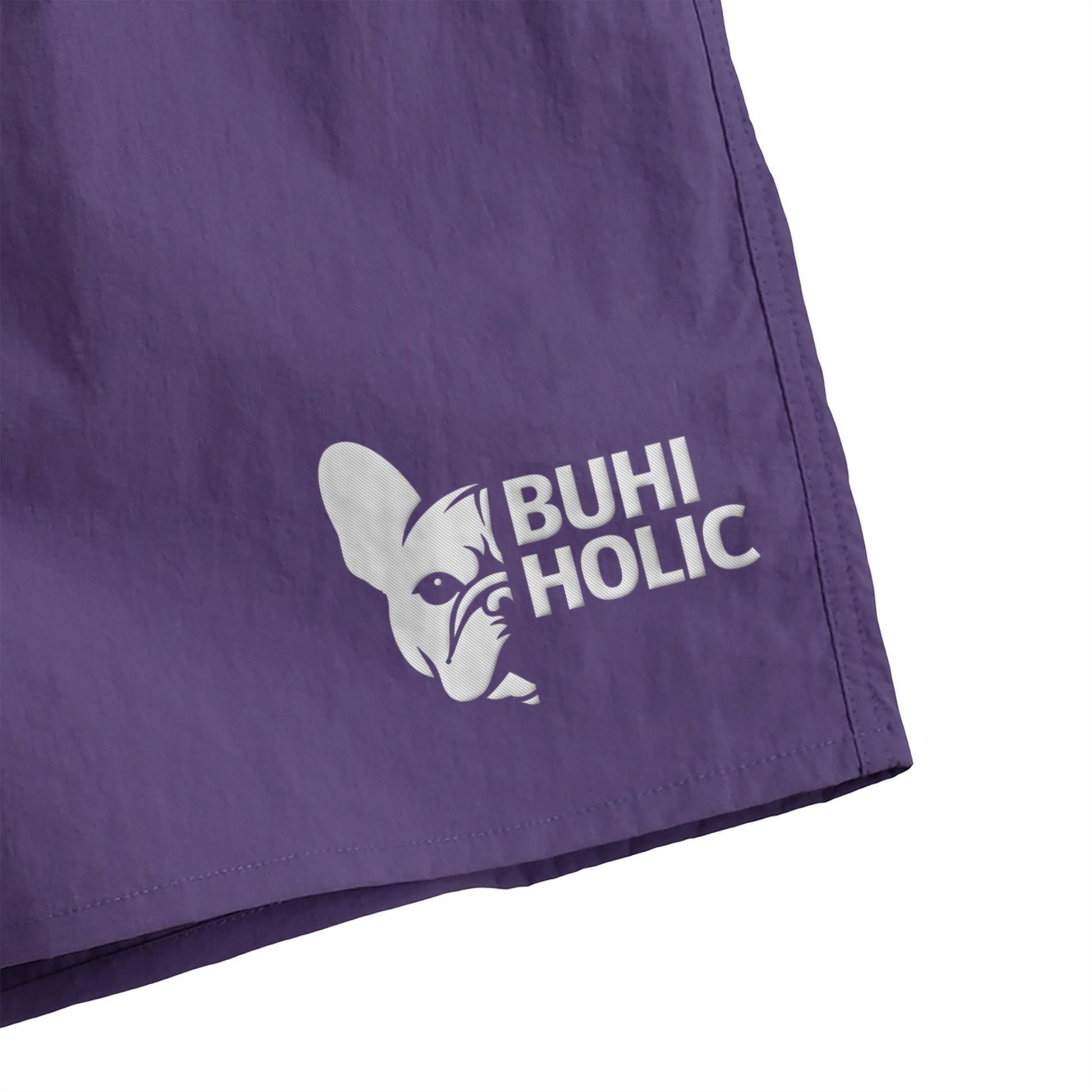 BUHIHOLICナイロンショーツ purple image