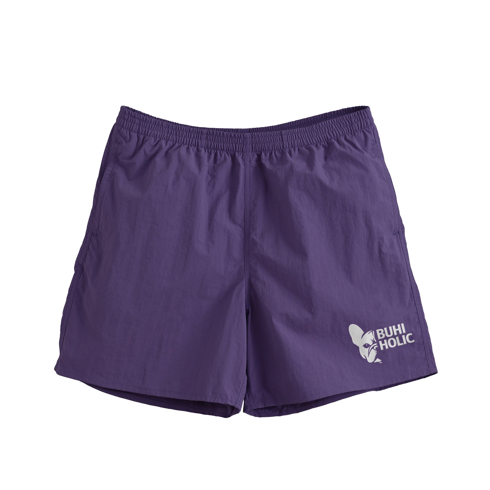 BUHIHOLICナイロンショーツ purple image