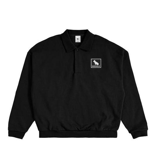 ICON BUHIポロスウェット black image
