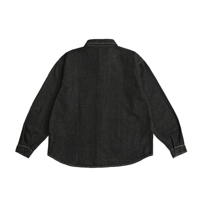 デニムシャツ black image