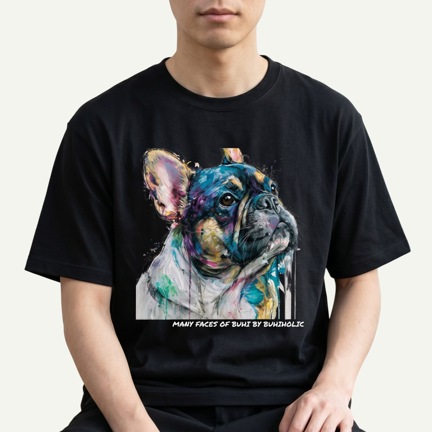 PAINTED BUHI Tシャツ