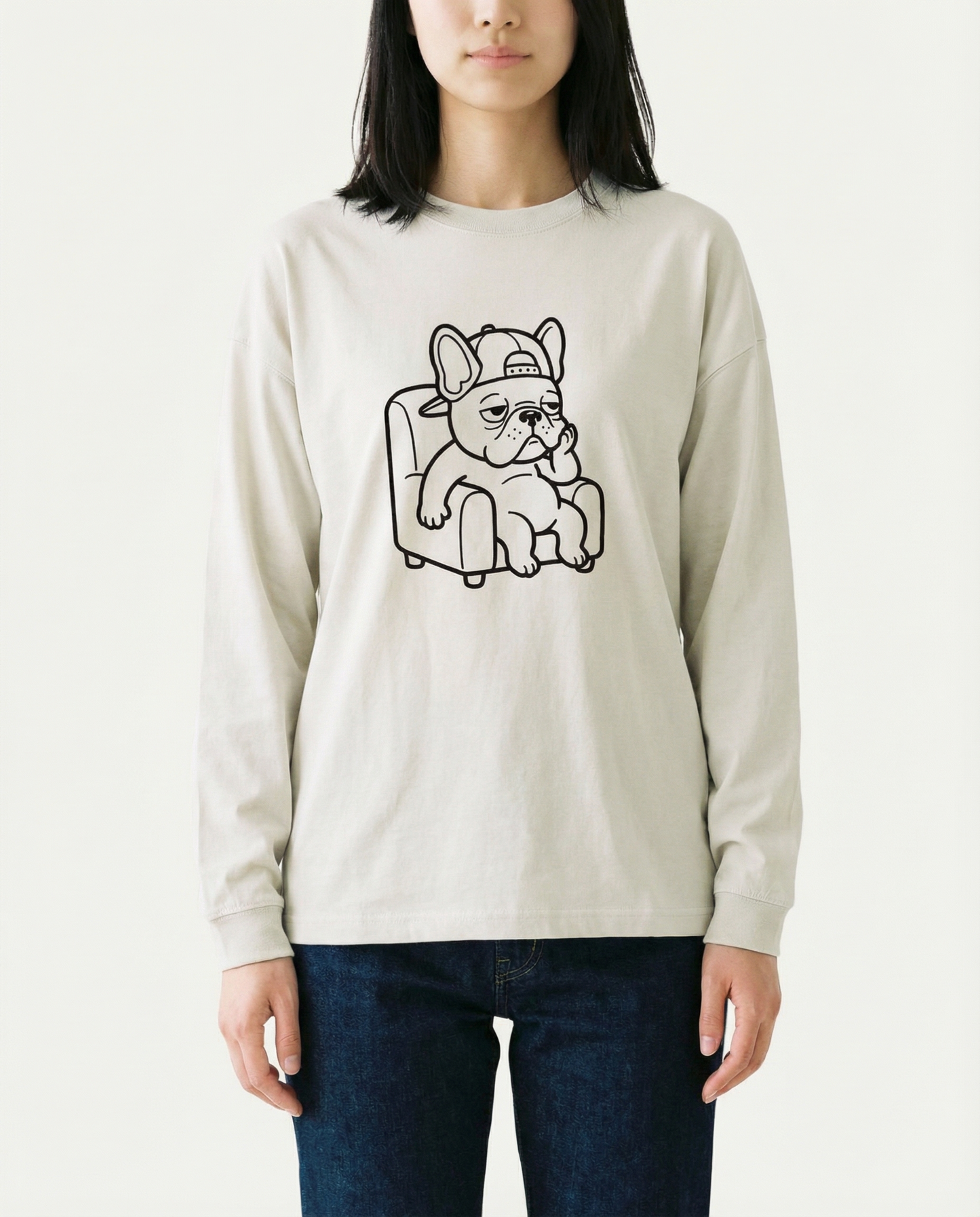 LAZY BUHIロングTシャツ
