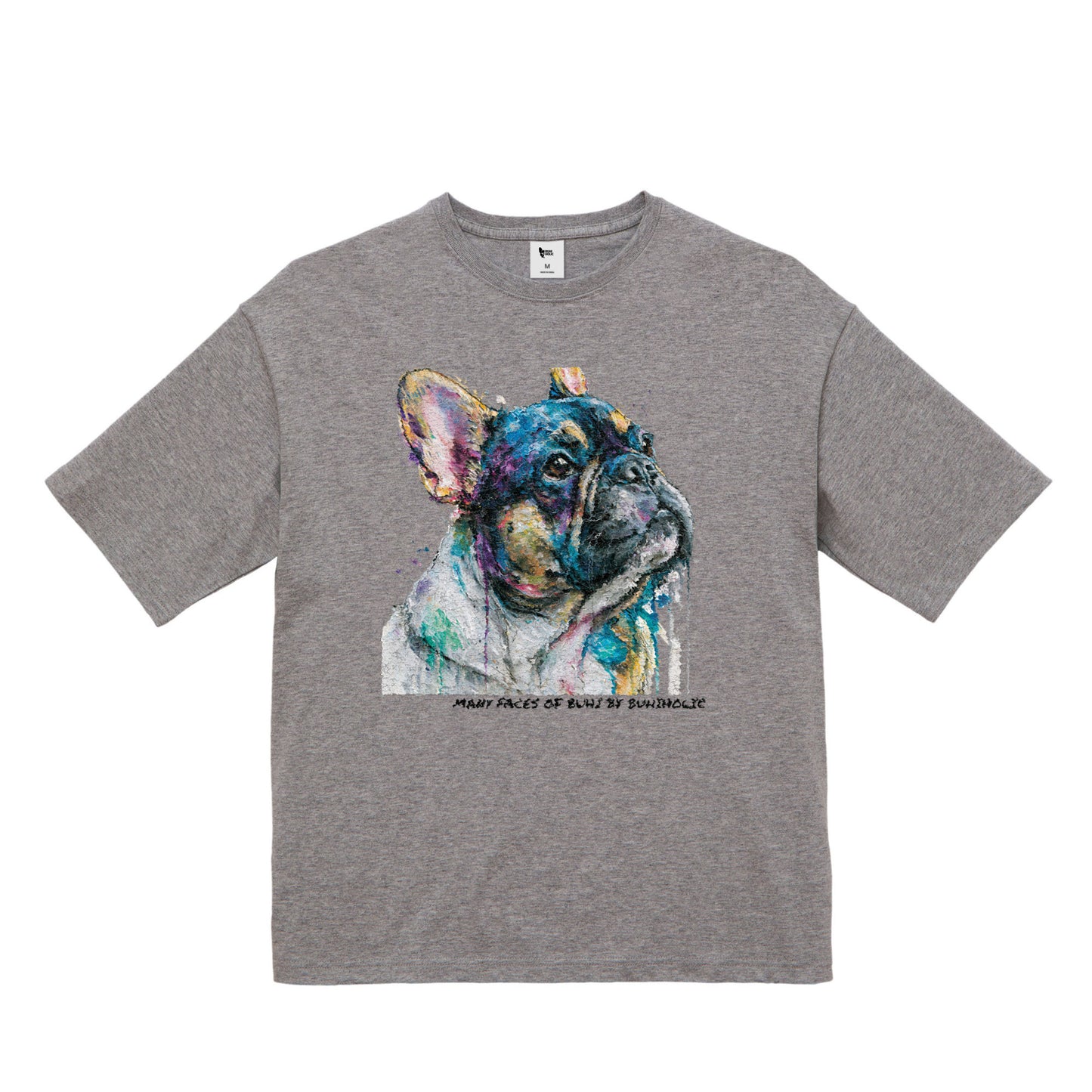 PAINTED BUHI Tシャツ mixed-gray image