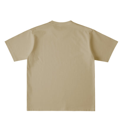 カラーブロッキングTシャツ dull-sand image
