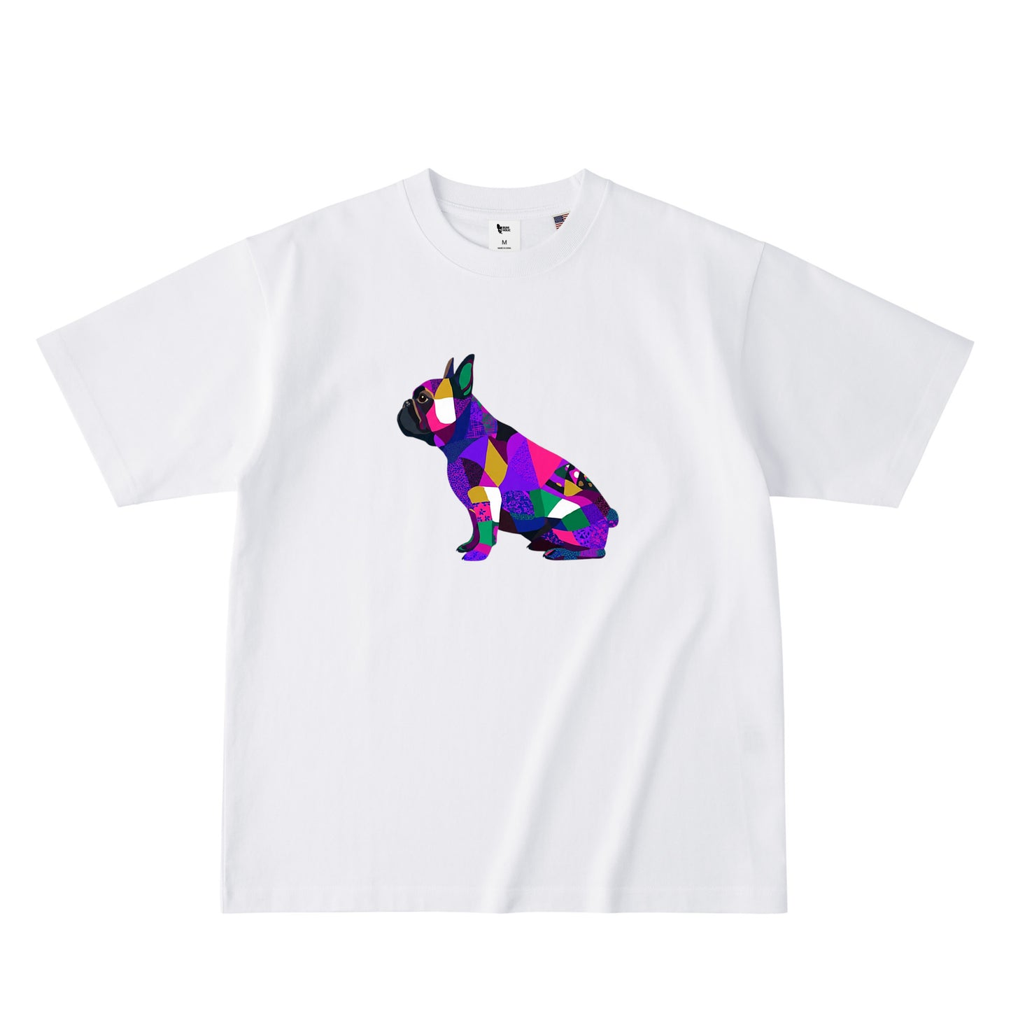 カラーブロッキングTシャツ white image