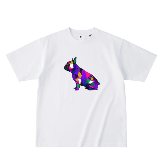 カラーブロッキングTシャツ white image