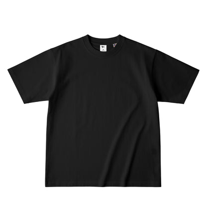 カラーブロッキングTシャツ(バックプリント) deep-black image