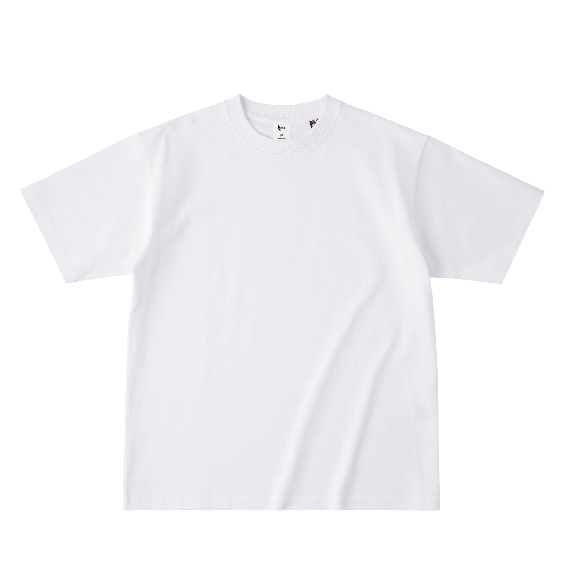 カラーブロッキングTシャツ(バックプリント) white image