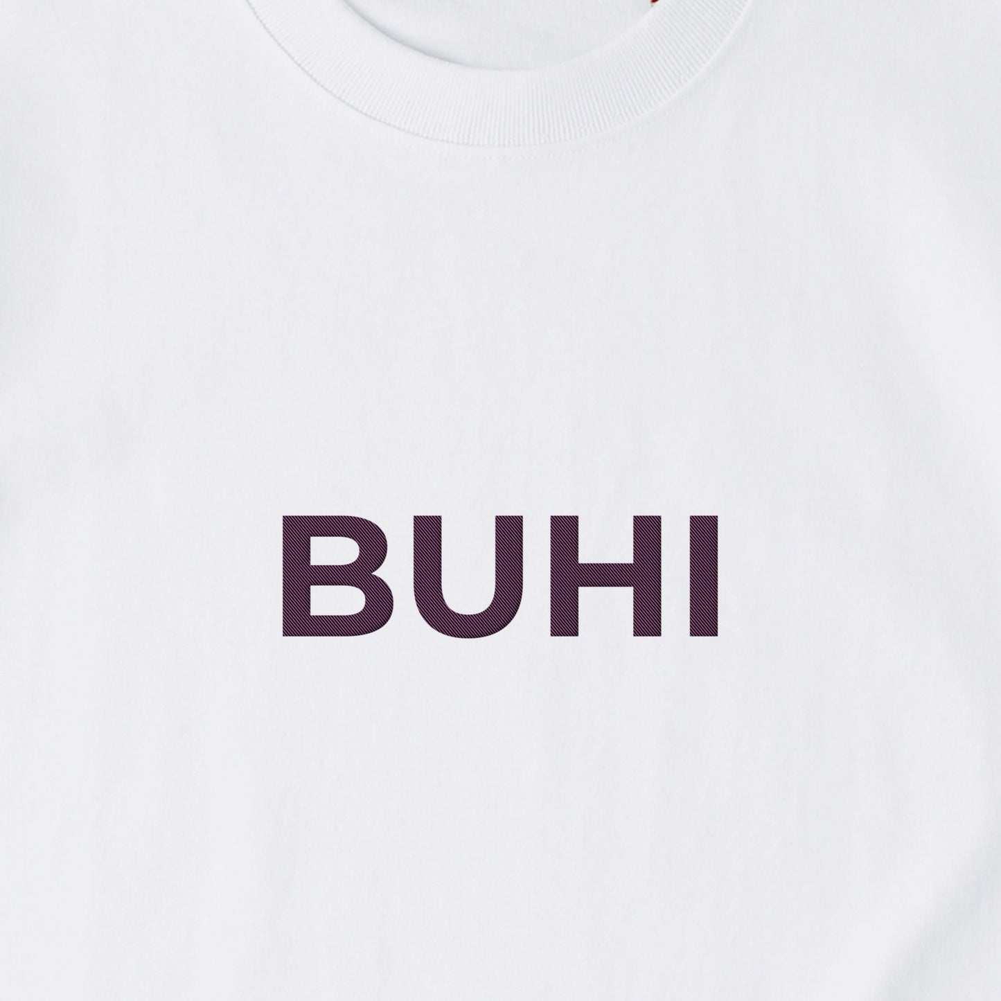BUHI Signature Tシャツ white image
