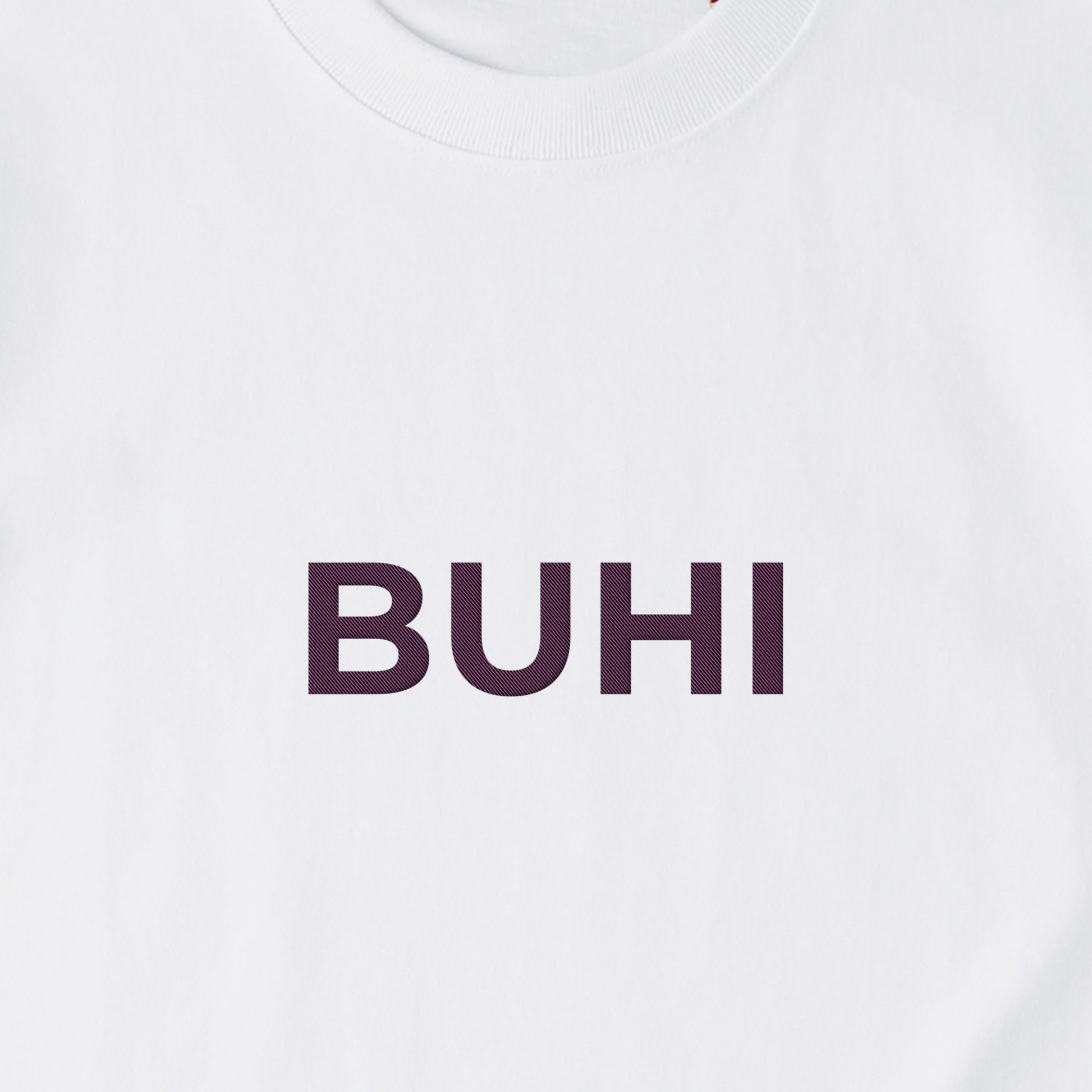 BUHI Signature Tシャツ white image