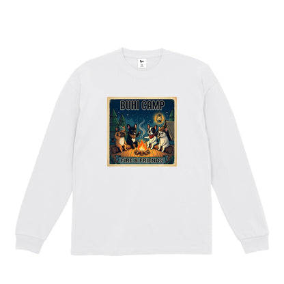 BUHI CAMPビックシルエットロングTシャツ white image
