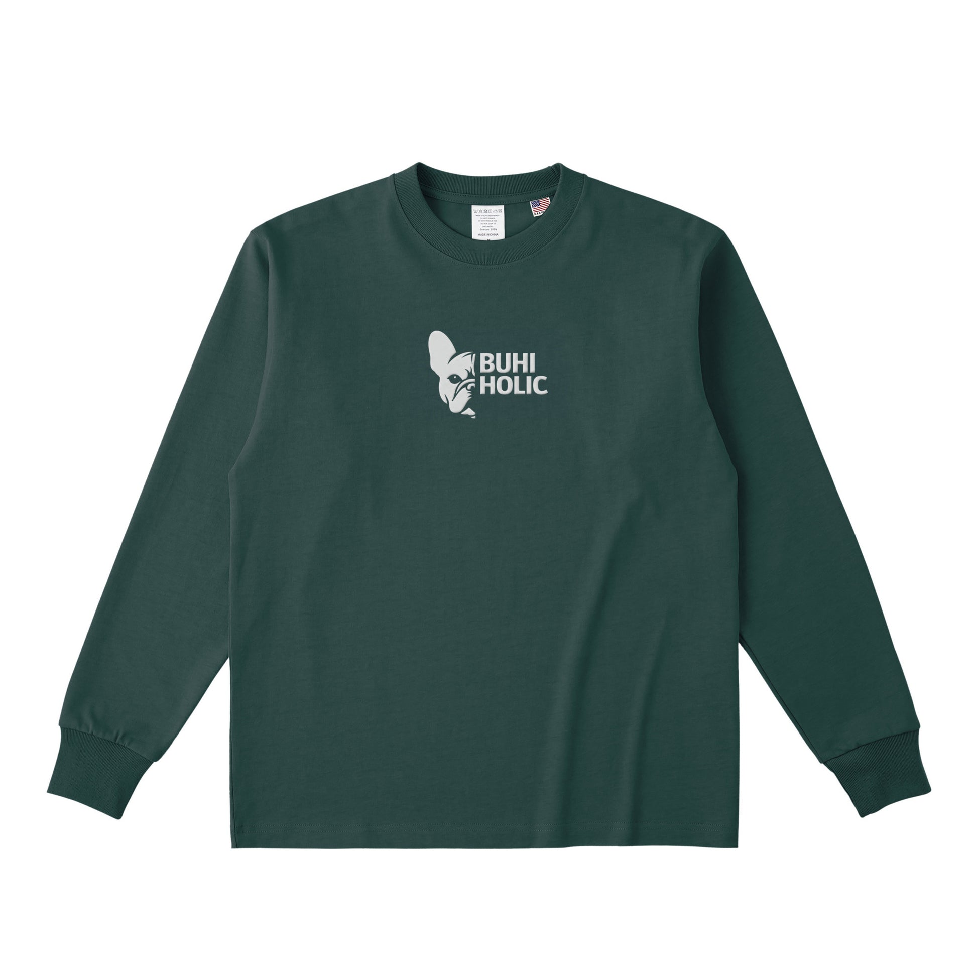 ヘビーコットンロングスリーブ dark-green image
