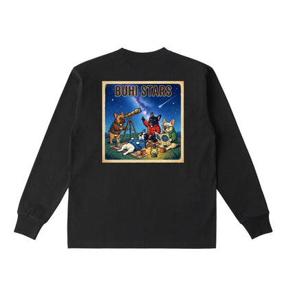 BUHI STARSロングスリーブTシャツ