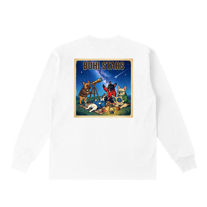 BUHI STARSロングスリーブTシャツ