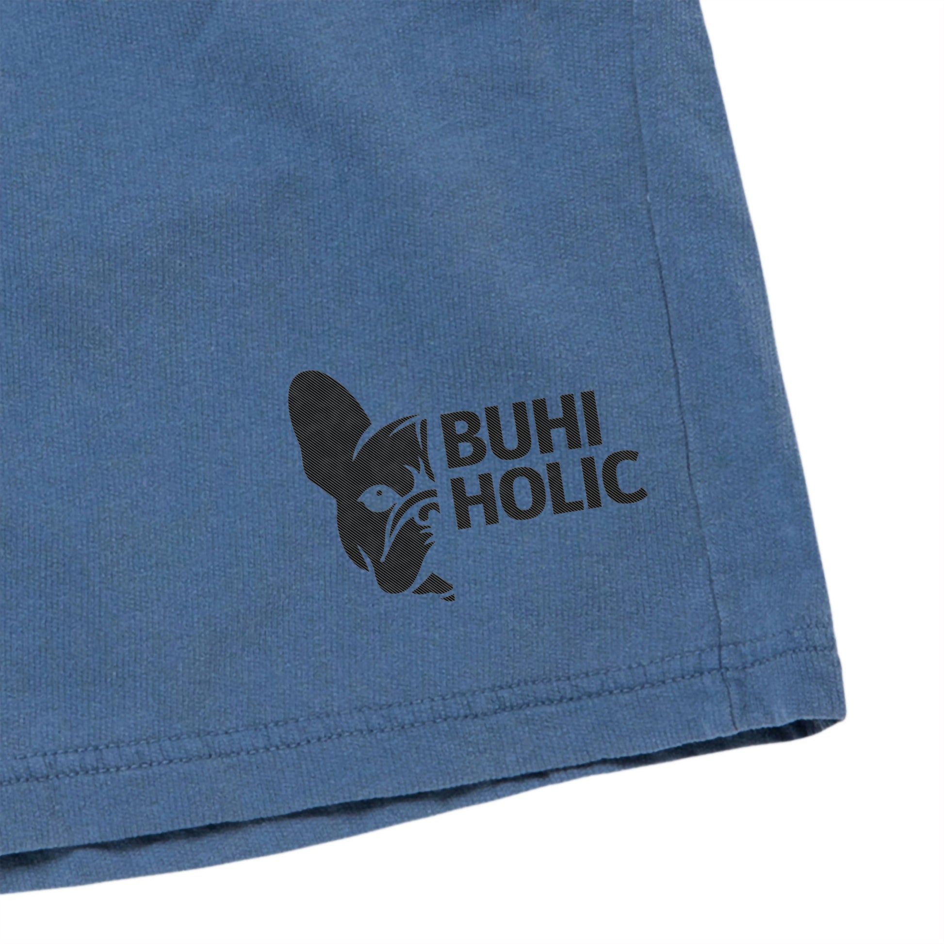 エンボリースウェットハーフパンツ blue-jean image