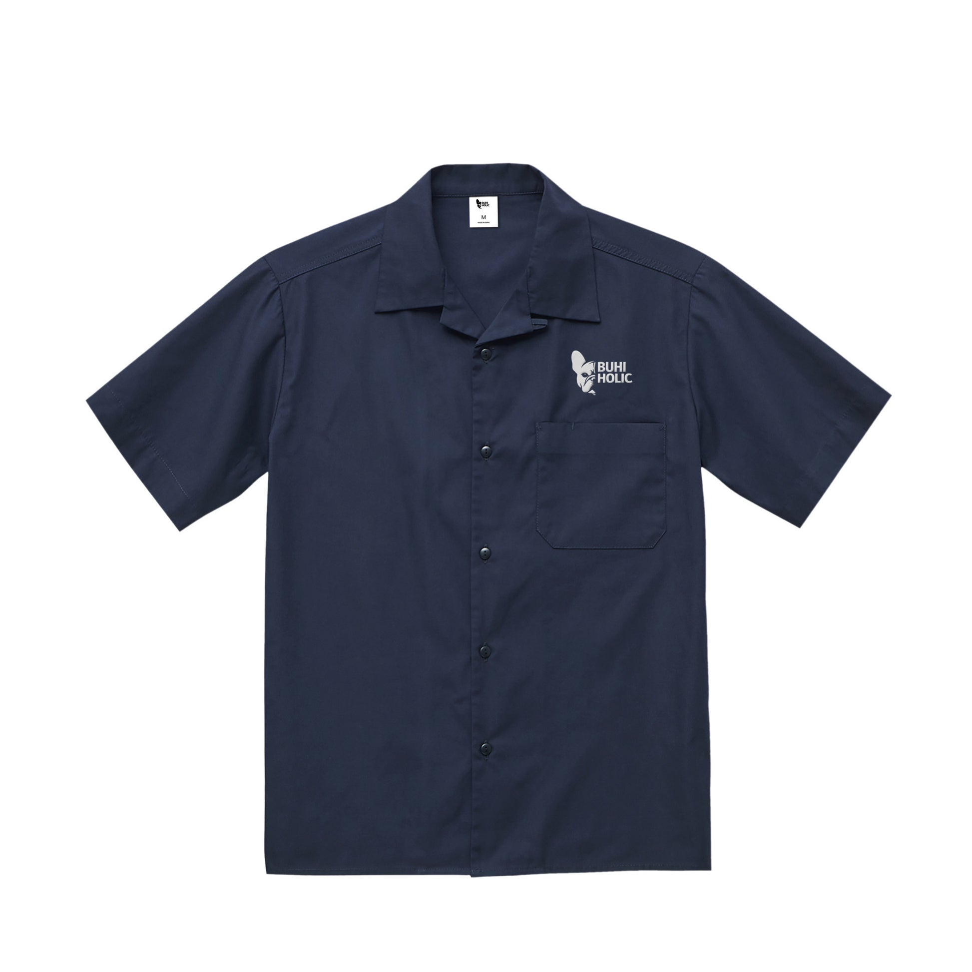 エンボリーショートスリーブシャツ dark-navy image