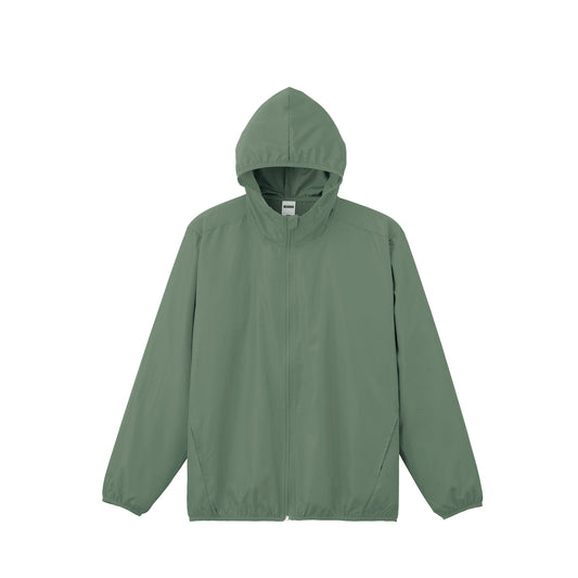 VINYL BUHIタフタフーデットジャケット olive image