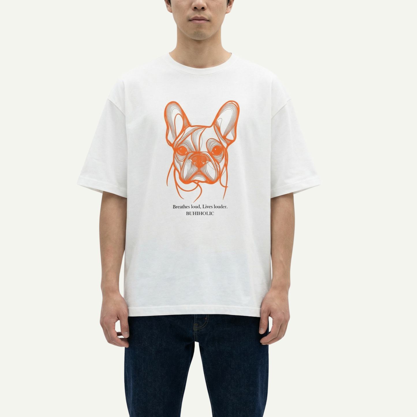 コンターラインブヒTシャツ