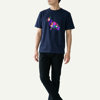 カラーブロッキングBUHI Tシャツ