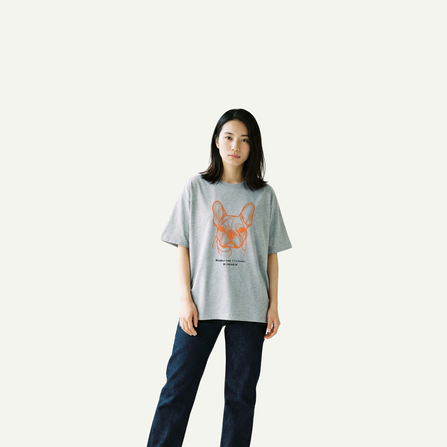 コンターラインブヒTシャツ