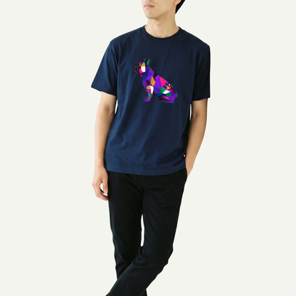 カラーブロッキングBUHI Tシャツ