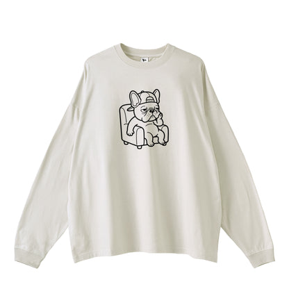 LAZY BUHIロングTシャツ gray image