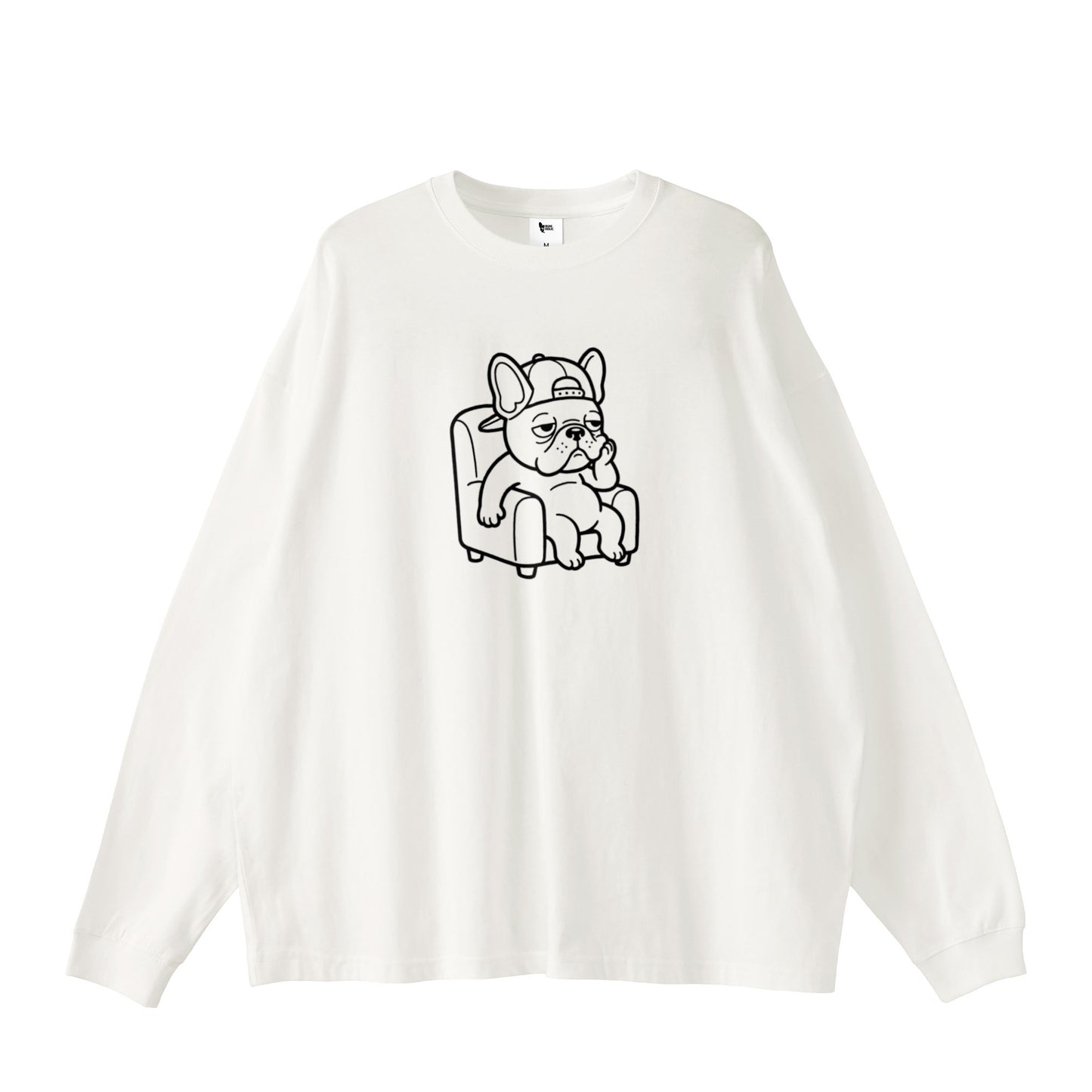 LAZY BUHIロングTシャツ white image