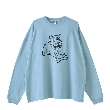 GOOFY BUHI ロングTシャツ pastel-blue image