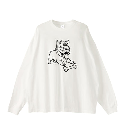 GOOFY BUHI ロングTシャツ white image