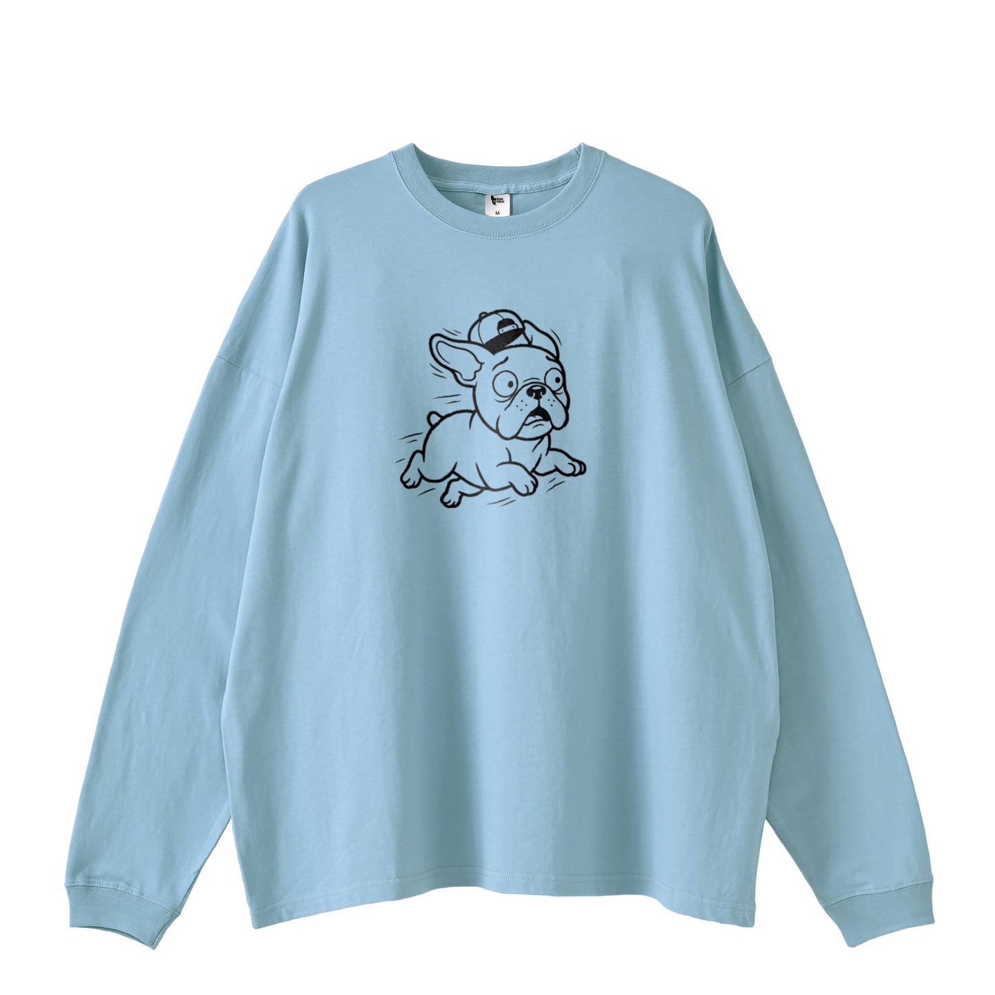 PANIC BUHI ロングTシャツ pastel-blue image