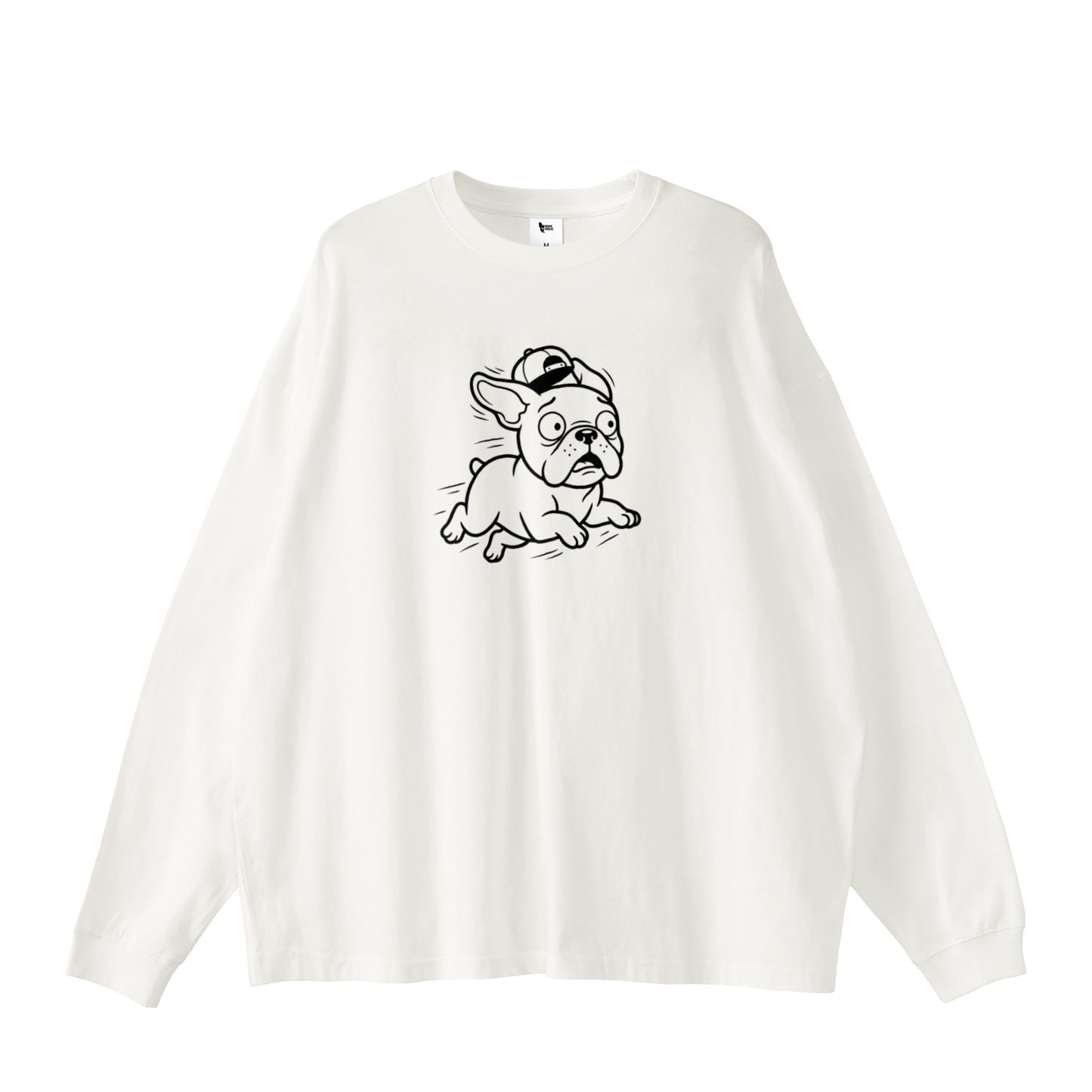 PANIC BUHI ロングTシャツ white image