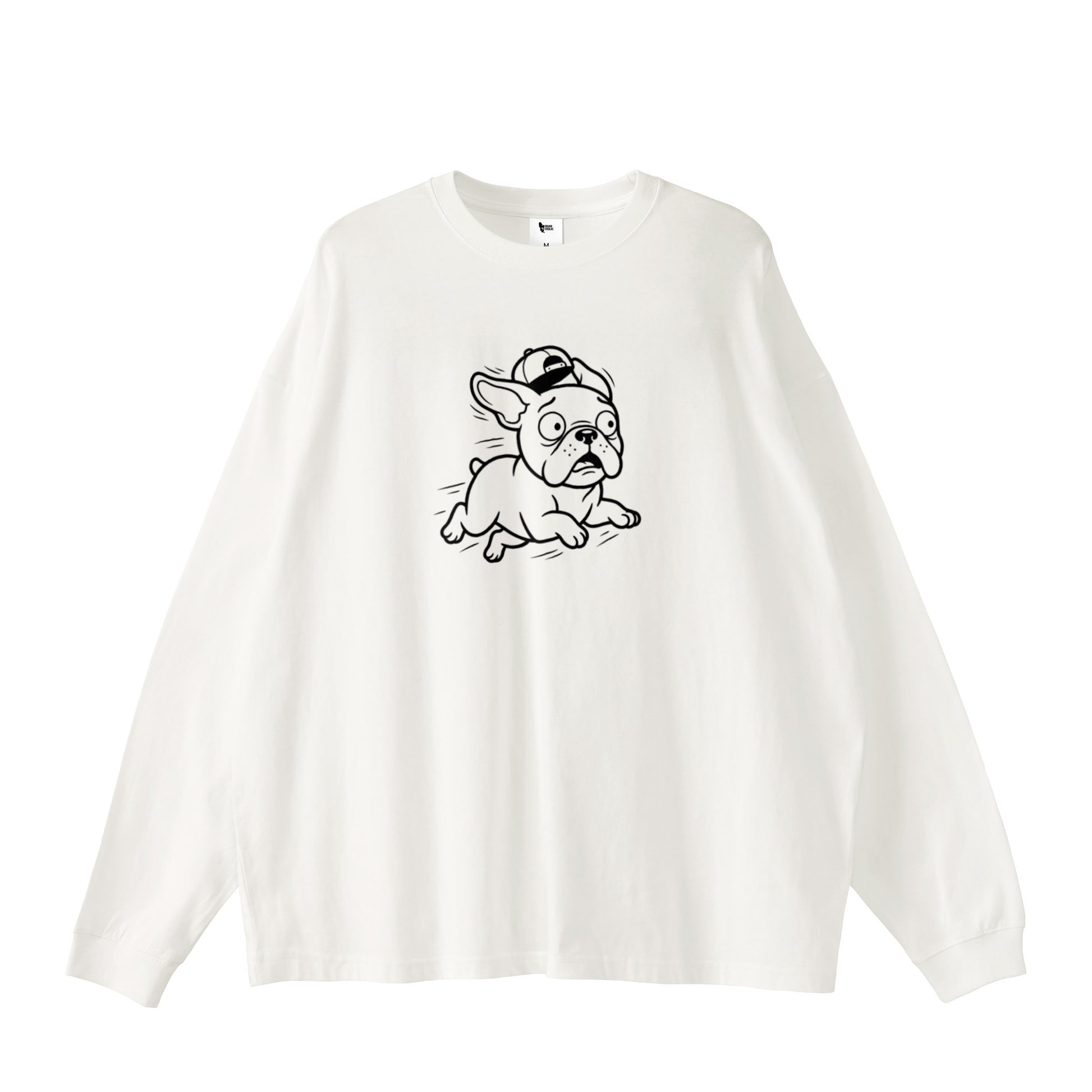 PANIC BUHI ロングTシャツ white image